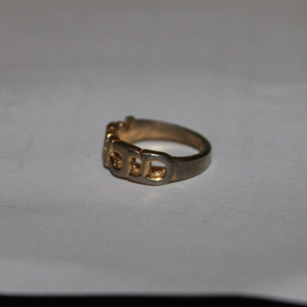Vintage WWJD Gold Ring Unisex - Picture 4 of 9